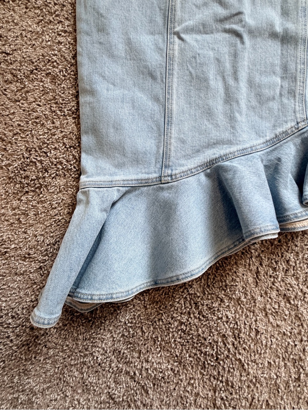 GENERATION LOVE Sable Cascade Denim Skirt with stretch size 8/29 women's NWT - Picture 8 of 13